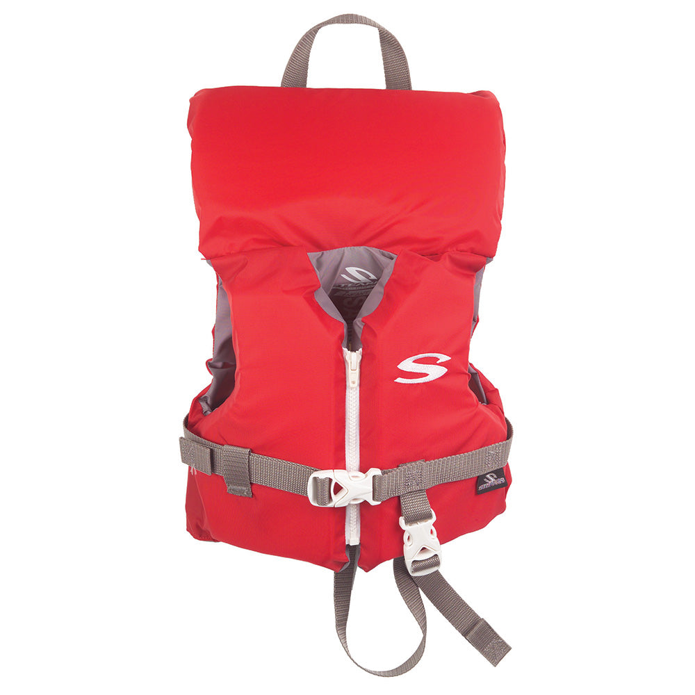 STEARNS CLASSIC INFANT LIFE JACKET - UP TO 30LBS - RED