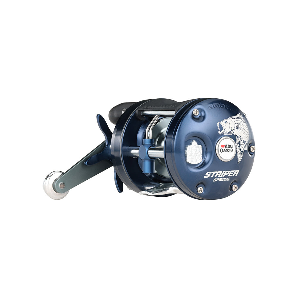 Abu Garcia Ambassadeur C3 Striper Round Baitcast Reel - Right Hand C3-6500STPSPC