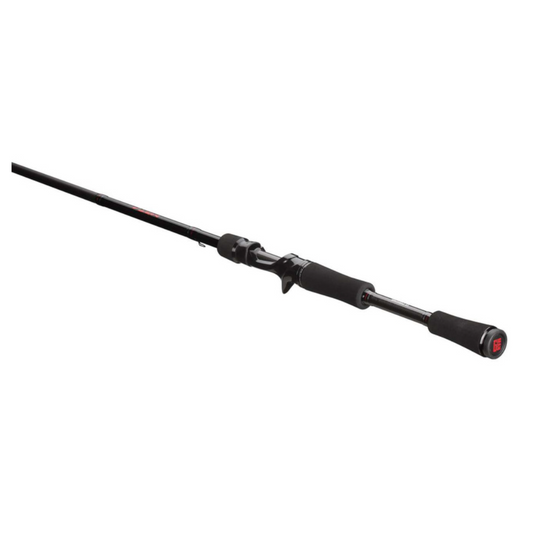 Fishing rod on a white background