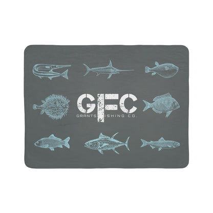 GFC FISHY FLEECE SHERPA BOAT BLANKET