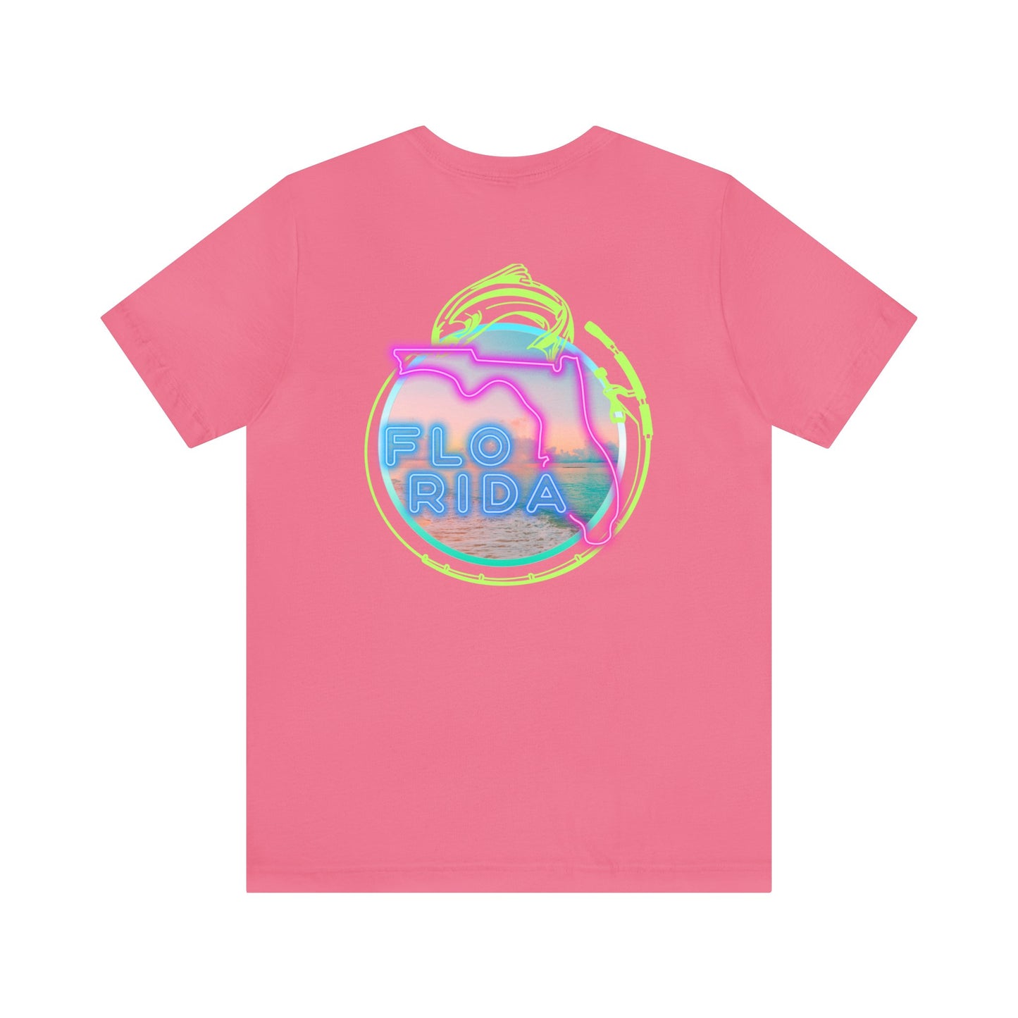 GFC Neon Florida Reel PJ Shirt Pink