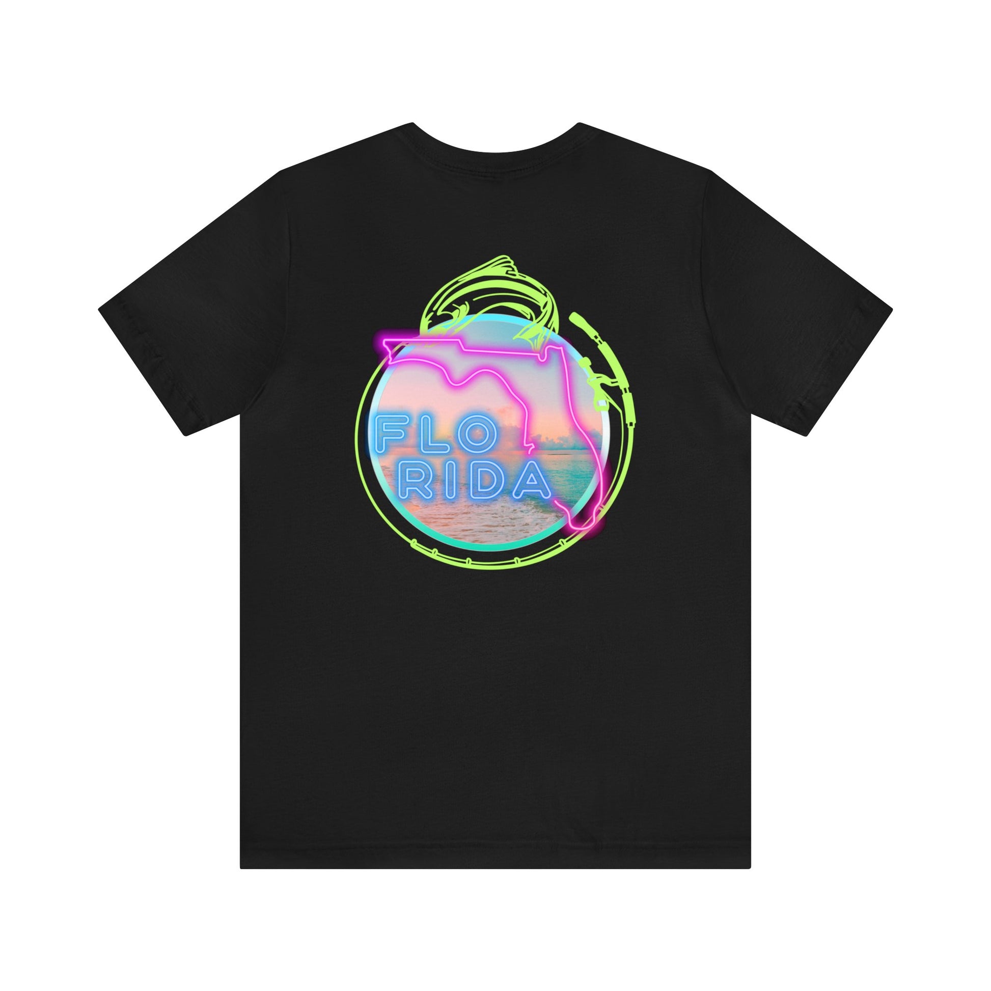 GFC Neon Florida Reel PJ Shirt Black