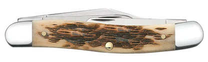 CASE RUSSLOCK 1 BLADE 4 1/4" AMBER BONE