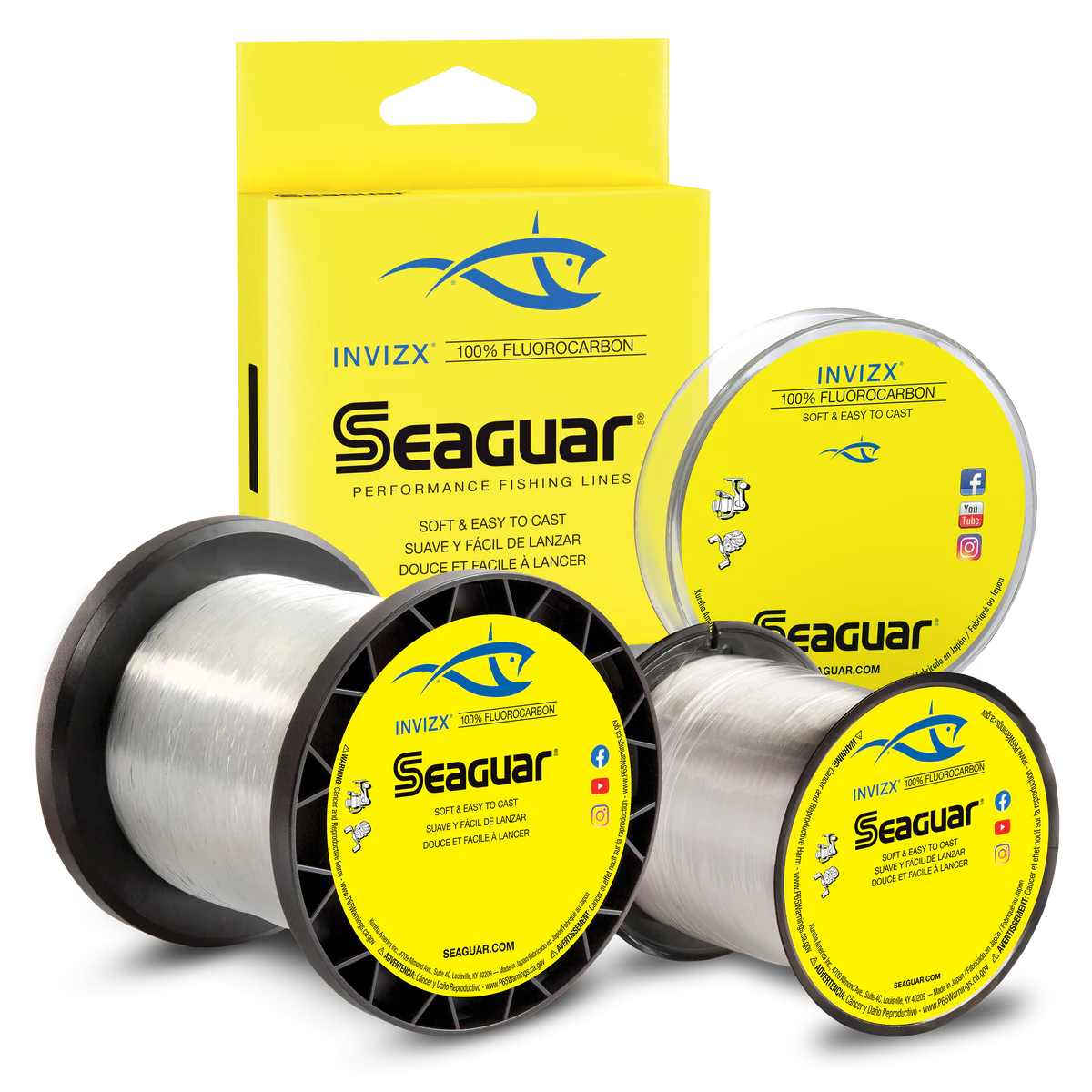 SEAGUAR INVIZX 100% FLOCARB 17# 200YD