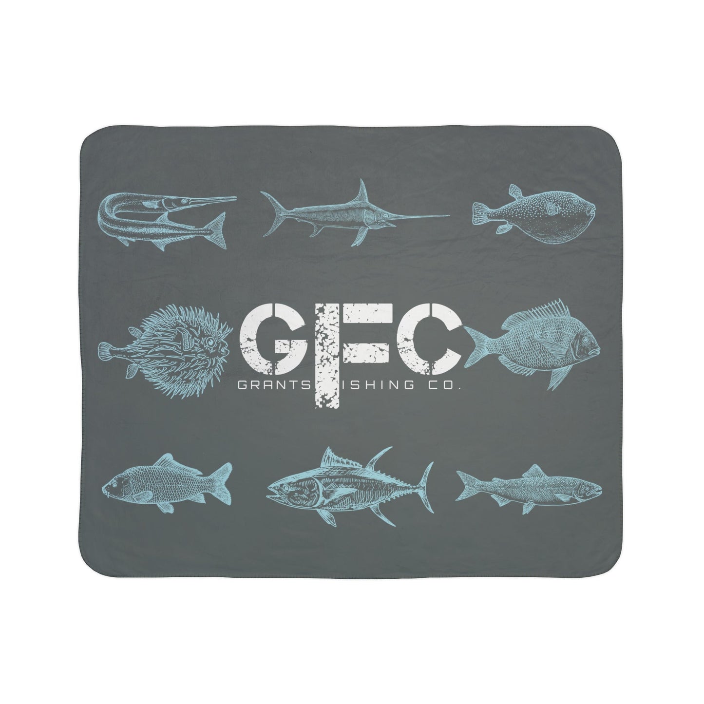 GFC FISHY FLEECE SHERPA BOAT BLANKET