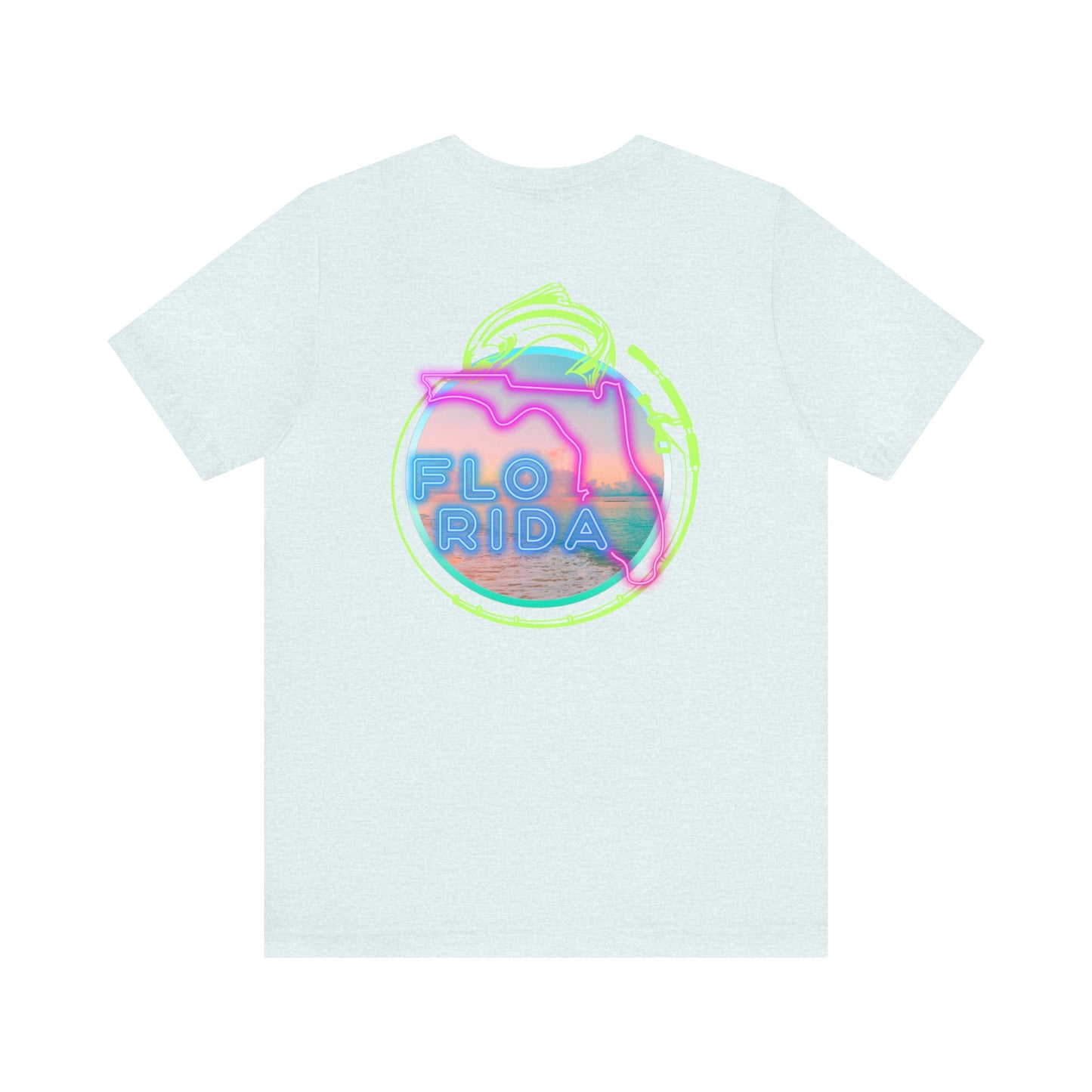 GFC Neon Florida Reel PJ Shirt White