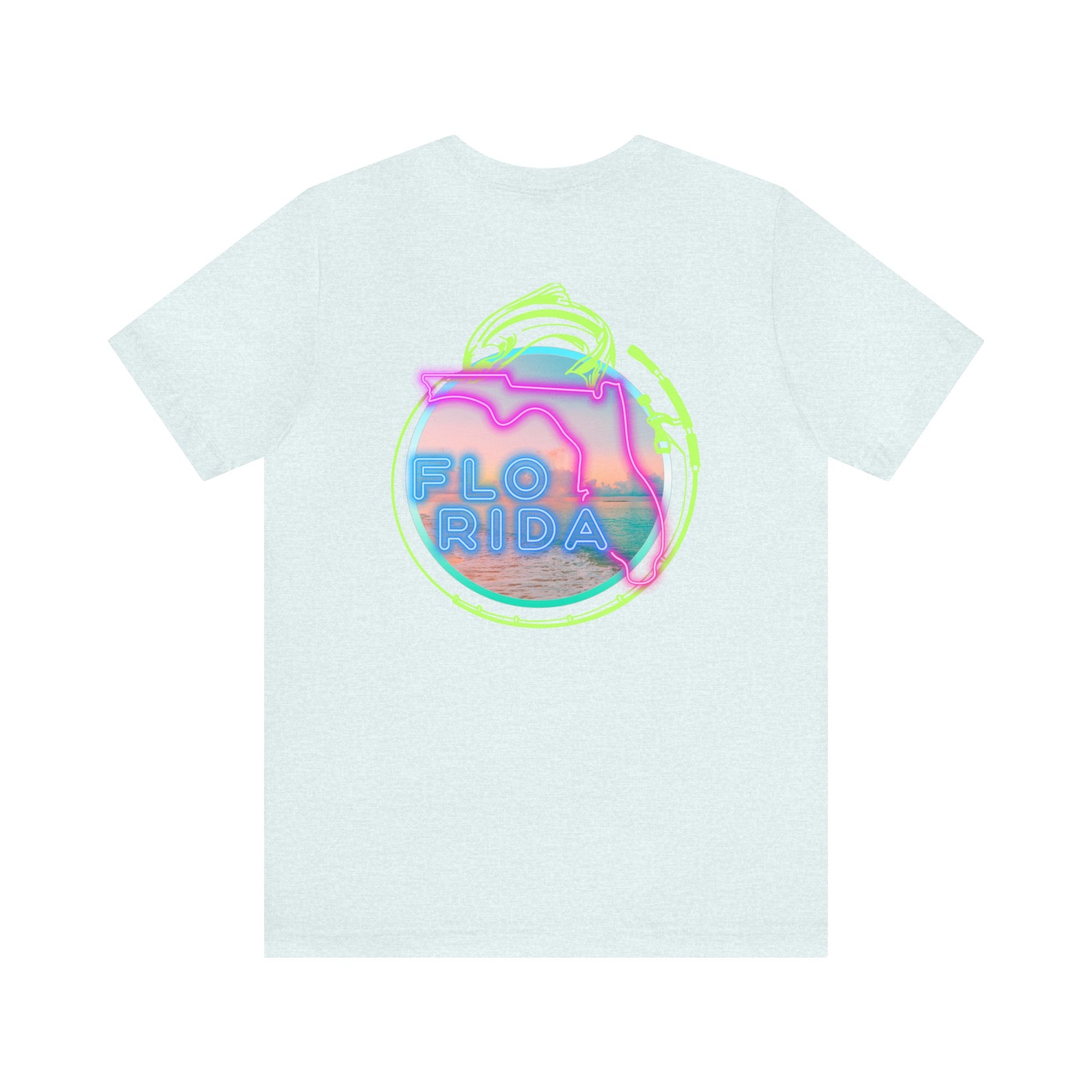 GFC Neon Florida Reel PJ Shirt White