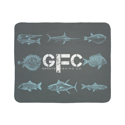 GFC FISHY FLEECE SHERPA BOAT BLANKET