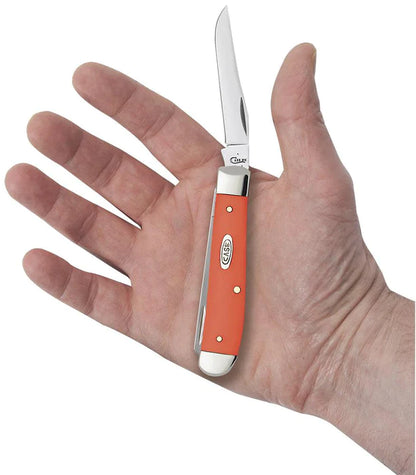 CASE TRAPPER MINI 2 BLADE 3.5" ORANGE