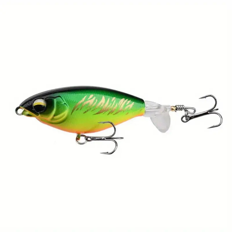 GFC TOPWATER WHOPPER PLOPPERS WITH ROTATING TAIL FRESH & SALTWATER