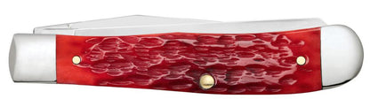 CASE TRAPPER 2 BLADE 4 1/8" DARK RED BONE