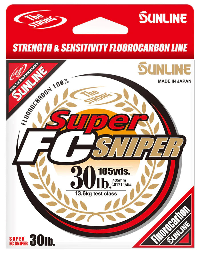 SUNLINE SUPER FC SNIPER 165 YD NATURAL CLEAR 20LB