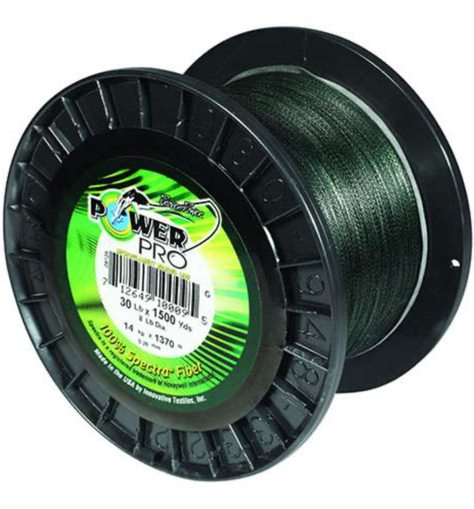 POWERPRO SPECTRA FIBER MOSS GREEN 100# 3000YDS BULK