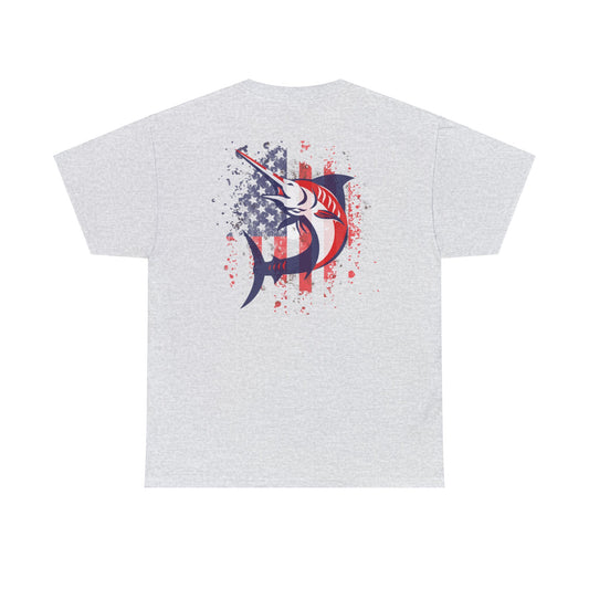 GFC Star Spangled Marlin Tee Light Gray