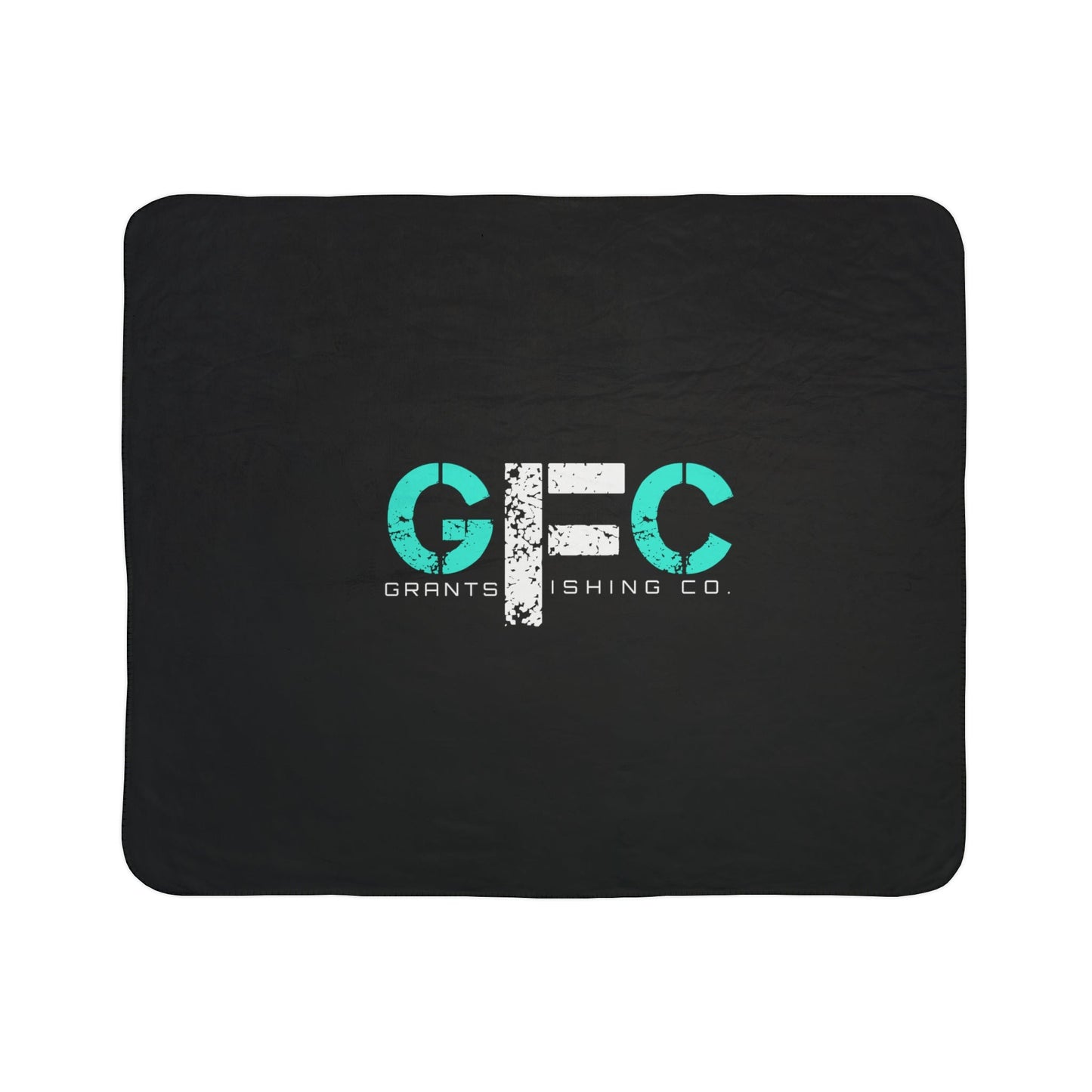 GFC Logo Fleece Fleece Sherpa Boat Blanket