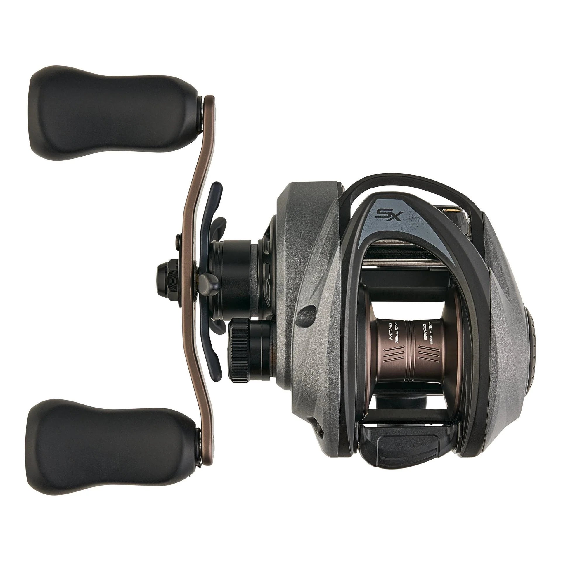 REVO SX LOW PROFILE REEL LEFT HAND TOP VIEW