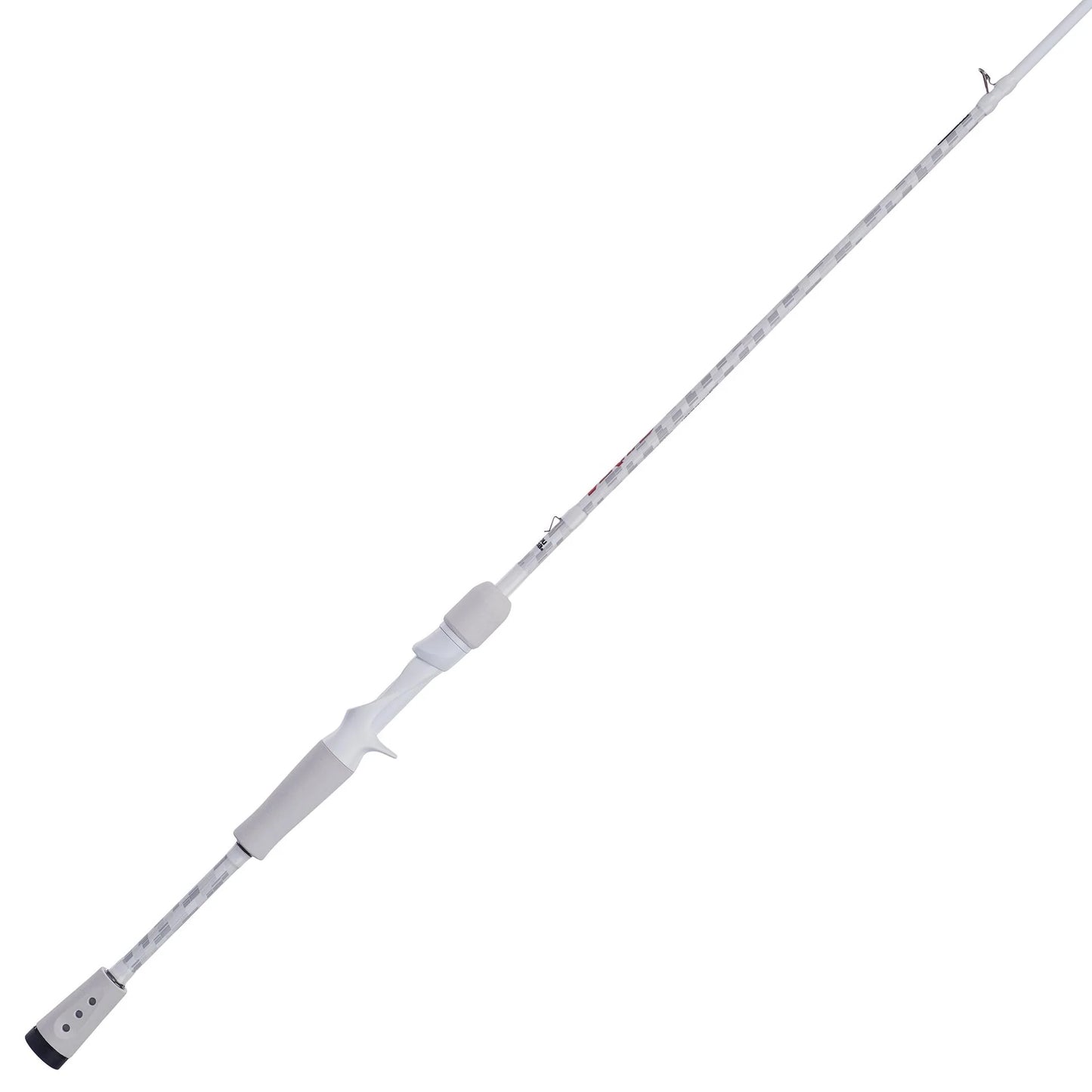 Fishing rod on a white background