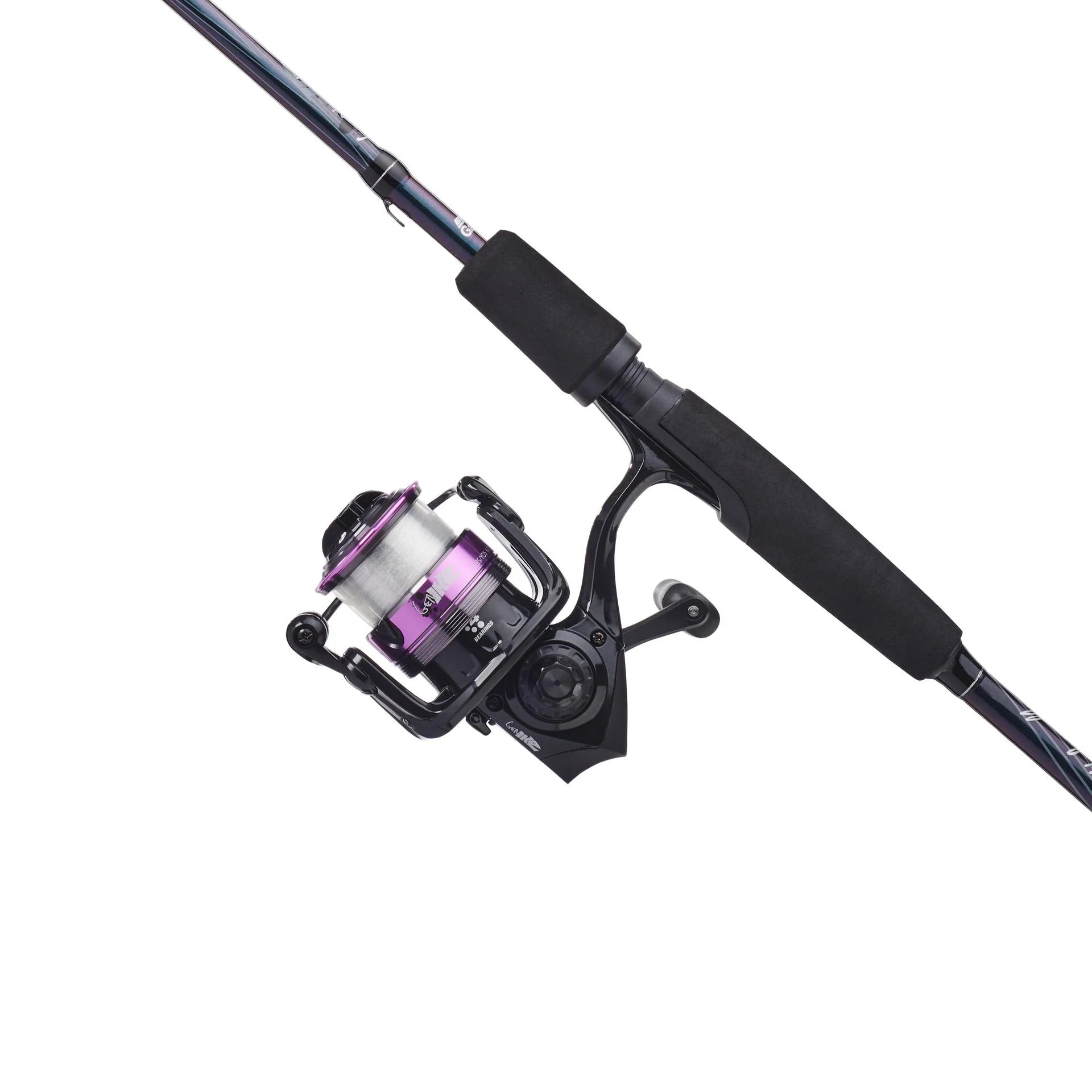 Abu Garcia Gen Ike Spinning Combo on white background