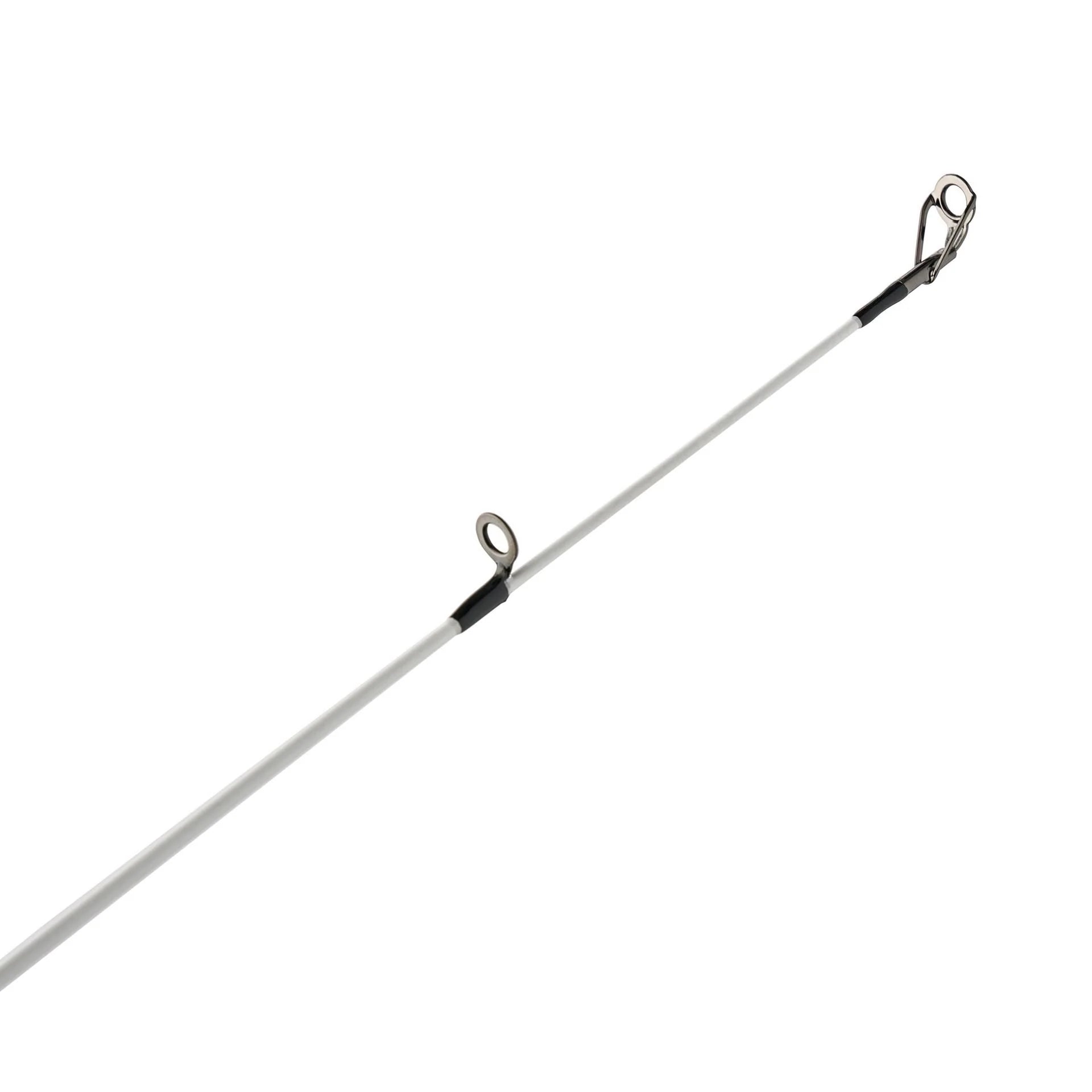 Fishing rod on a white background