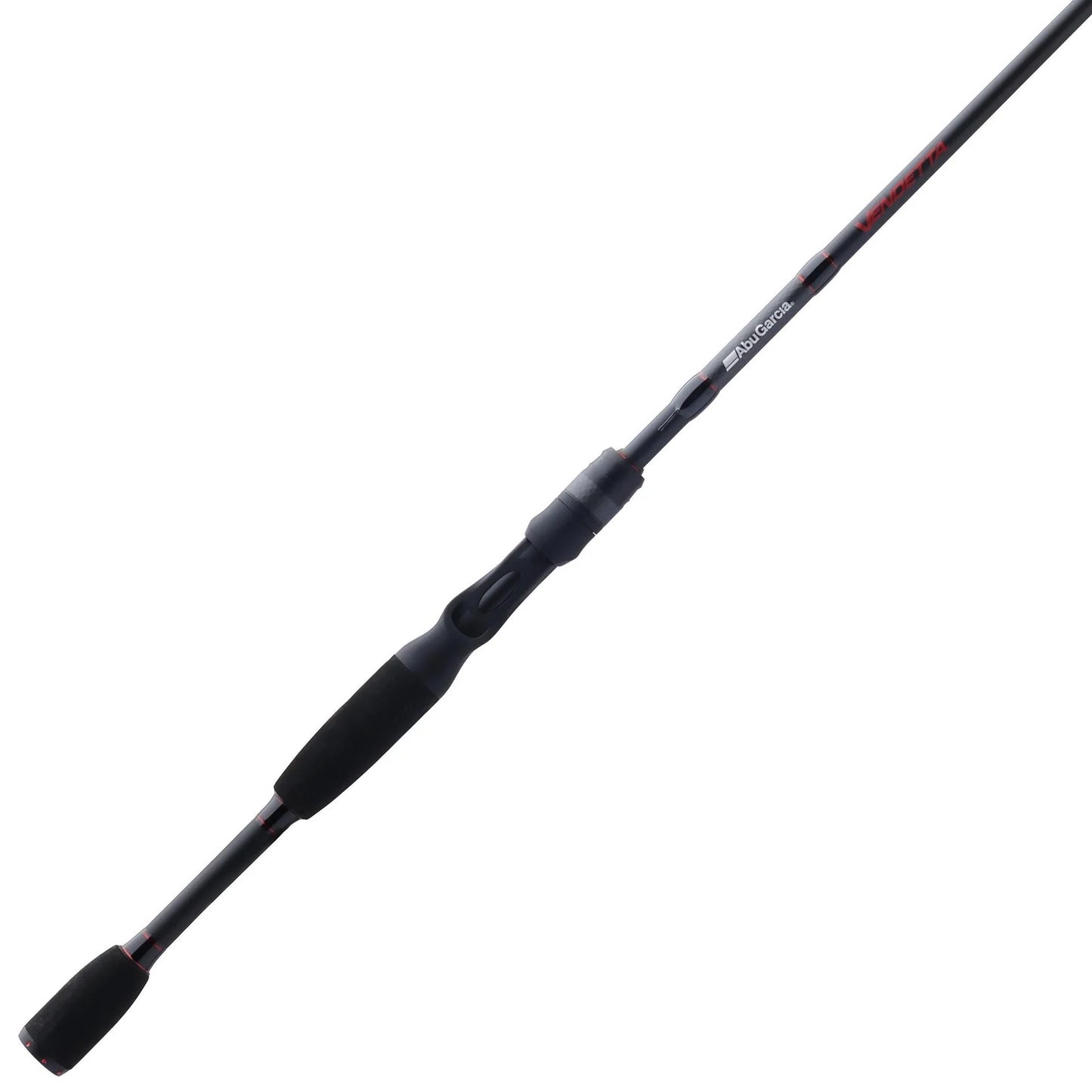 Fishing rod on a white background