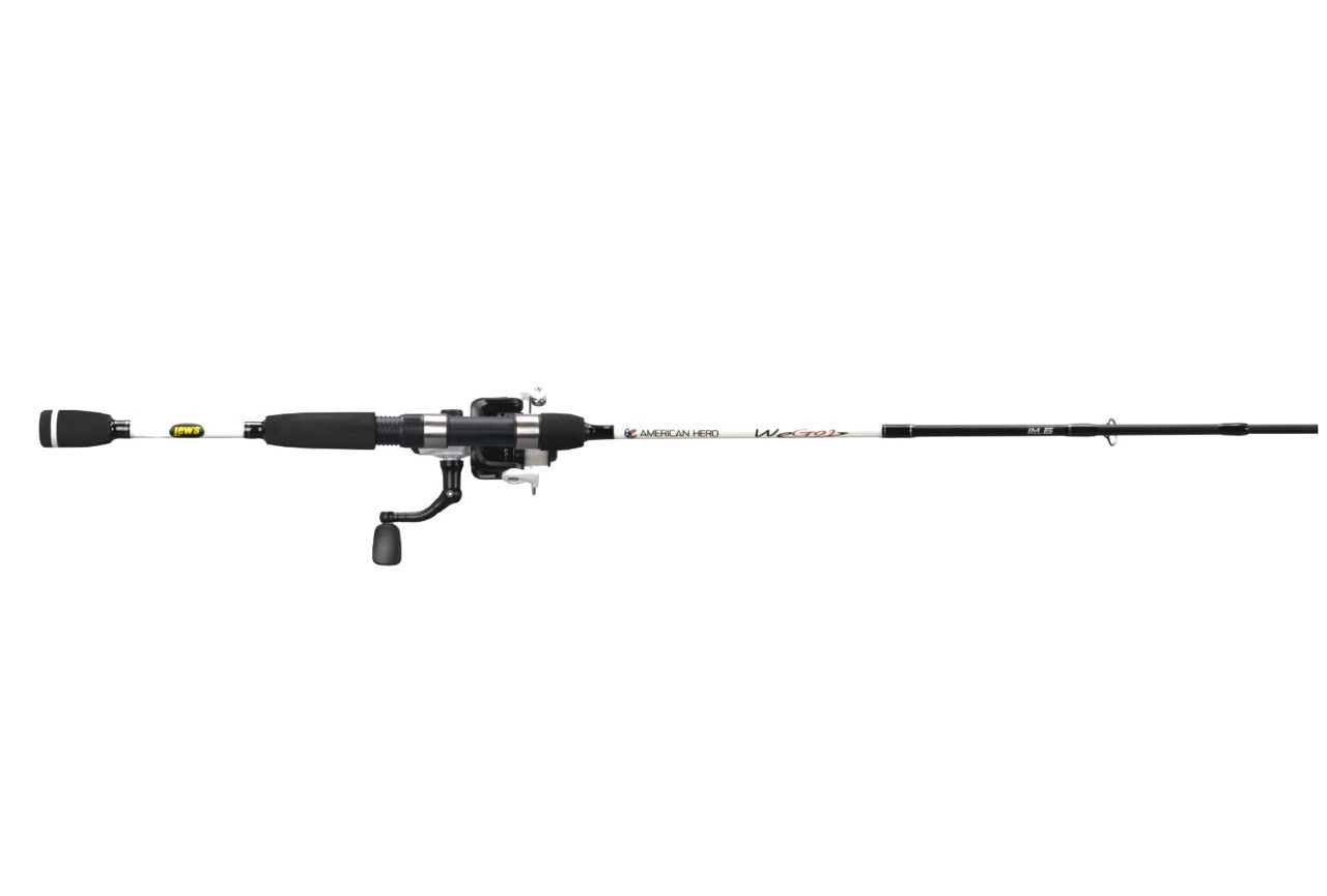 LEW'S AMERICAN HERO WE GO SPINNING COMBO 2PC 3BB 5'