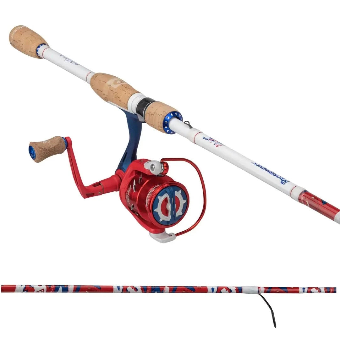 PROFISHIENCY KRAZY AMERICANA SPINNING COMBO 1PC M 7'