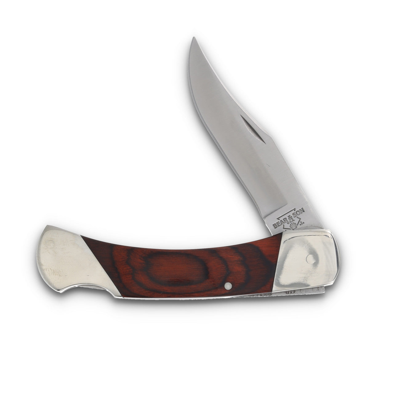BEAR & SON LOCKBACK 3.75" ROSEWOOD