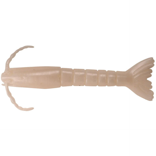 Beige fishing lure on a white background