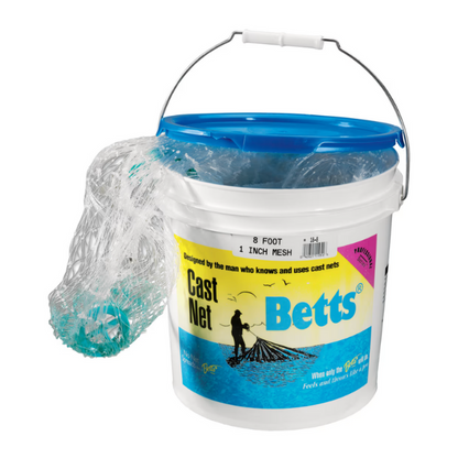 BETTS MULLET CASTING NET MONO 1" 7' BUCKET