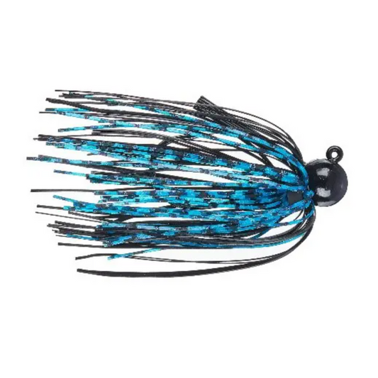 BUCKEYE LURES G-MAN BALLIN'OUT 2 JIG BLACK/BLUE 1/2 OZ