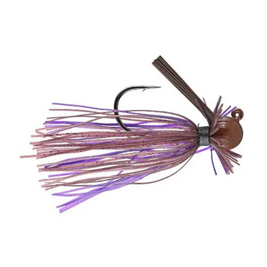 BUCKEYE LURES G-MAN BALLIN'OUT JIG CINNAMON PURPLE 1/2 OZ