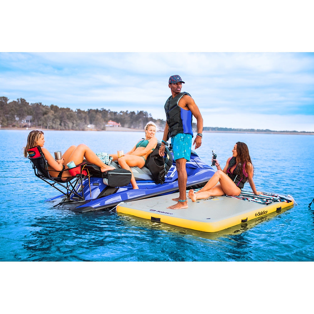 SOLSTICE WATERSPORTS 6' X 5' INFLATABLE DOCK