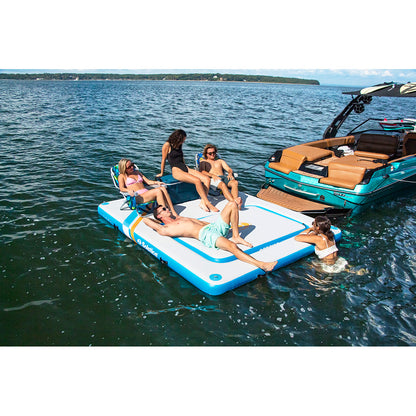 SOLSTICE WATERSPORTS 10' X 8' REC MESH DOCK W/REMOVABLE INSERT