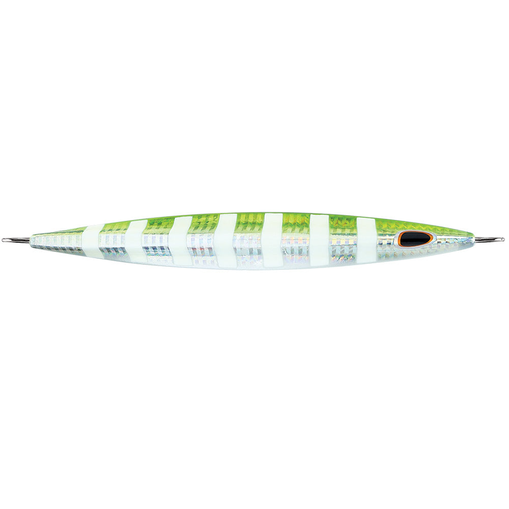 WILLIAMSON KENSAKI 120 JIG UV GREEN SARDINE ZEBRA