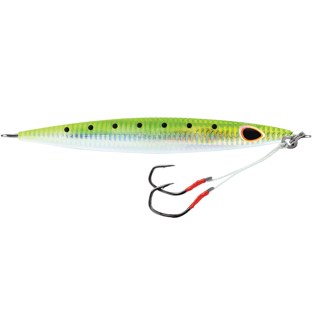 WILLIAMSON KENSAKI 120 JIG UV GREEN SARDINE ZEBRA