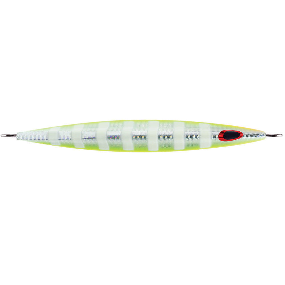 WILLIAMSON KENSAKI 170 JIG - 6" - 6OZ - UV CHARTREUSE GLOW ZEBRA