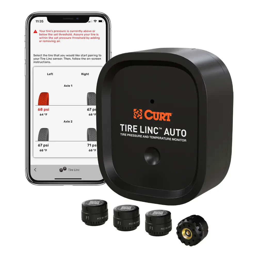 CURT TIRE LINC AUTO TPMS USING ONE CONTROL