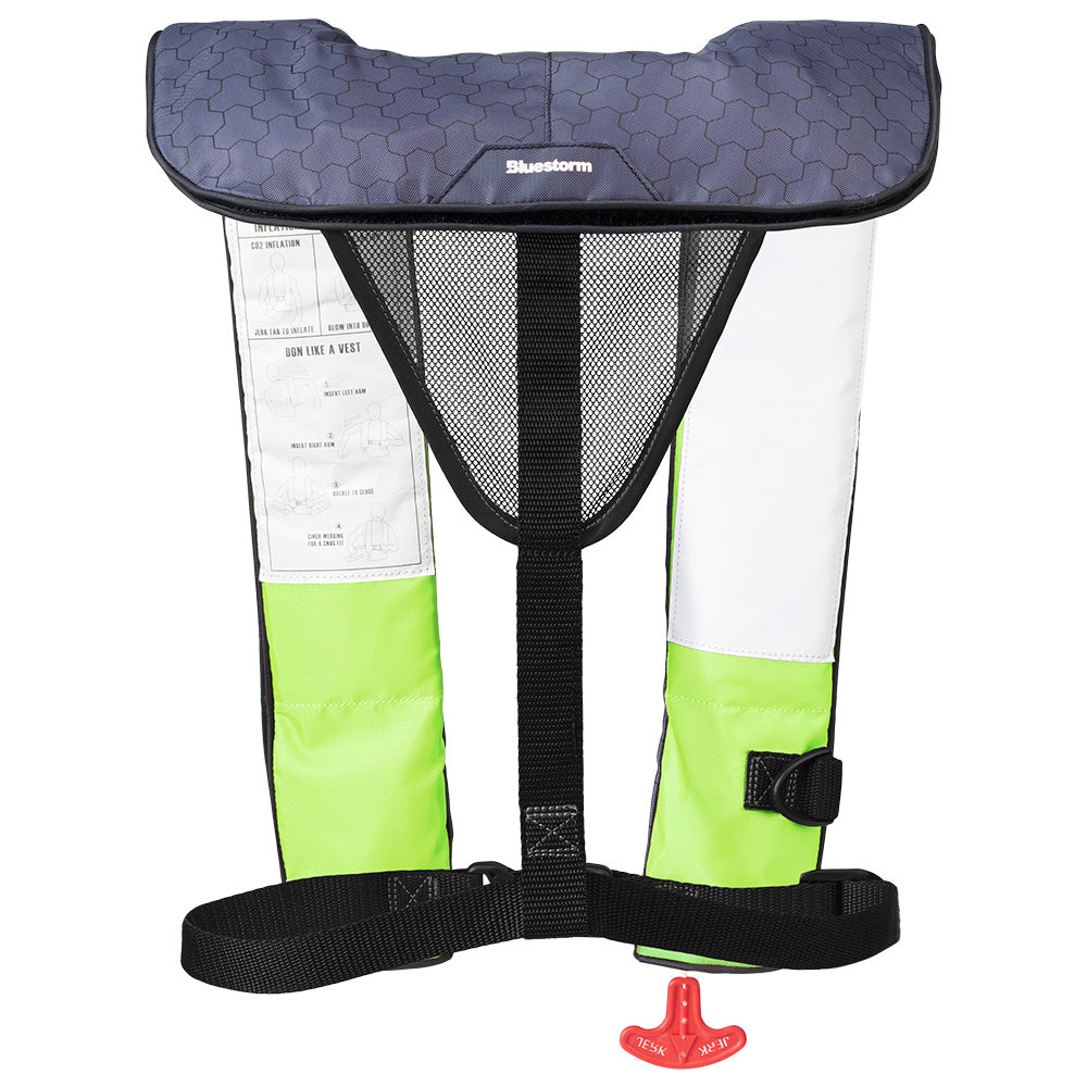 BLUESTORM CIRRUS 26 AUTO/MANUAL TYPE V INFLATABLE PFD - HI-VIS