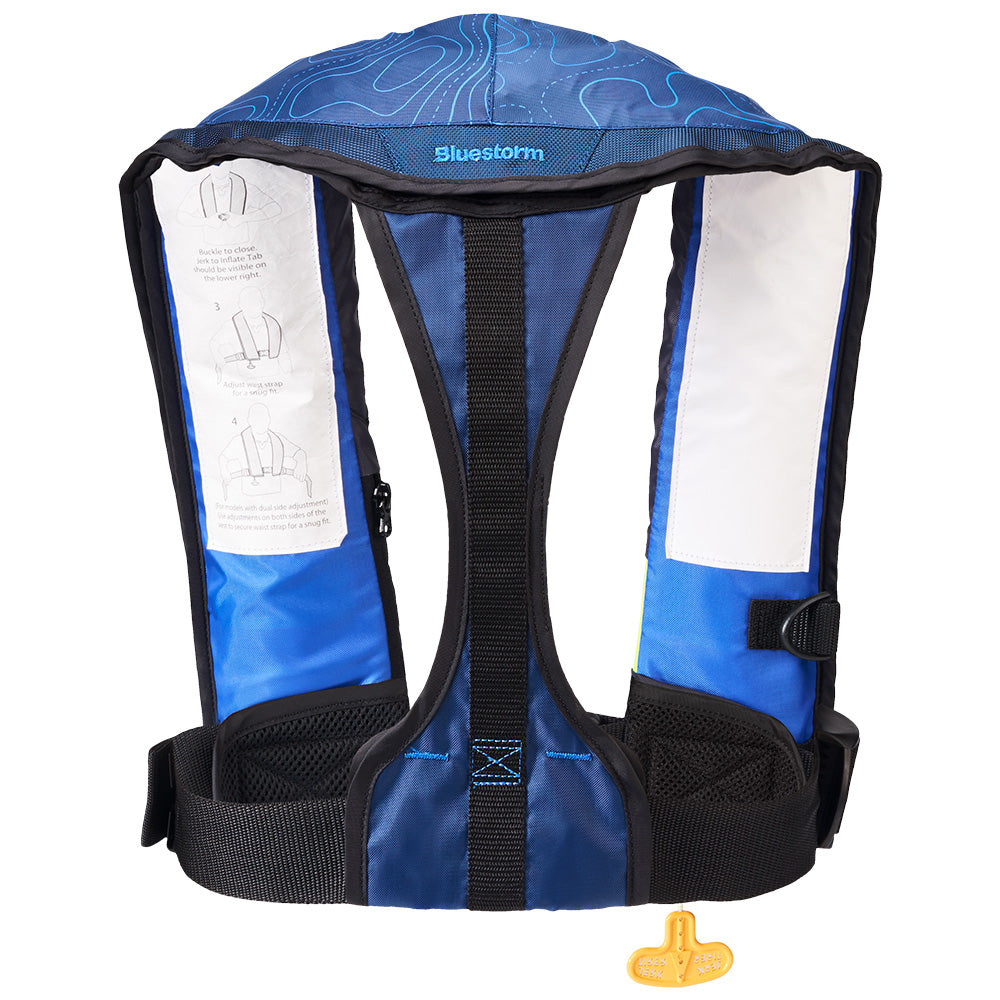 BLUESTORM STRATUS 35 AUTO TYPE II INFLATABLE PFD - DEEP BLUE