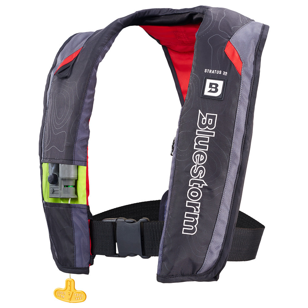 BLUESTORM STRATUS 35 AUTO TYPE II INFLATABLE PFD - RED