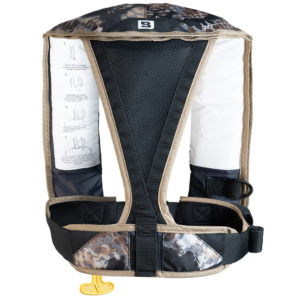 BLUESTORM KRYPTEK ARCUS 40 AUTO TYPE II INFLATABLE PFD - OBSCURA SKYFALL