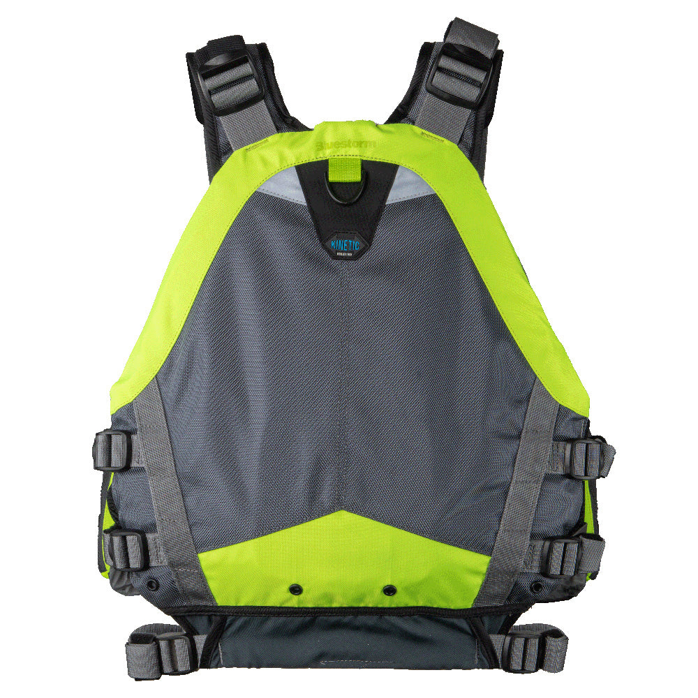 BLUESTORM KINETIC KAYAK FISHING VEST - HI-VIS - S/M