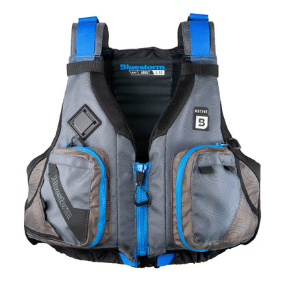 BLUESTORM MOTIVE KAYAK FISHING VEST - DEEP BLUE - S/M