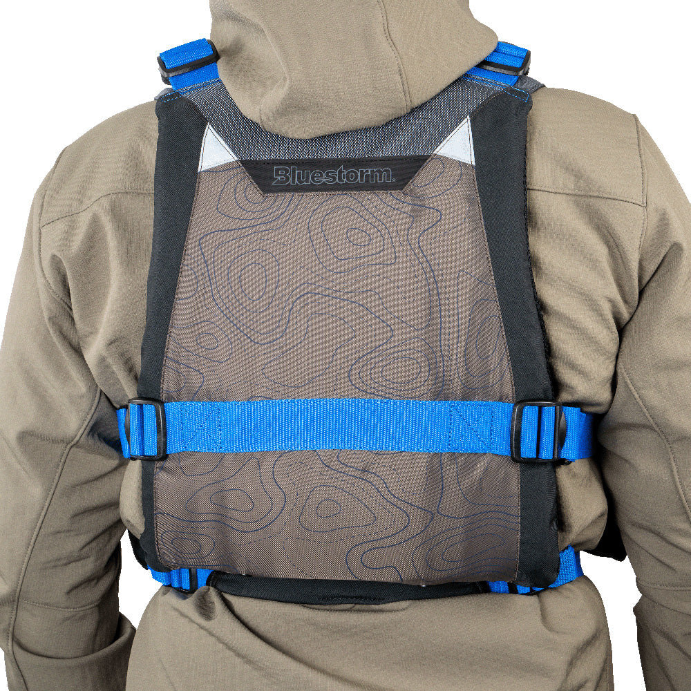 BLUESTORM MOTIVE KAYAK FISHING VEST - DEEP BLUE - S/M