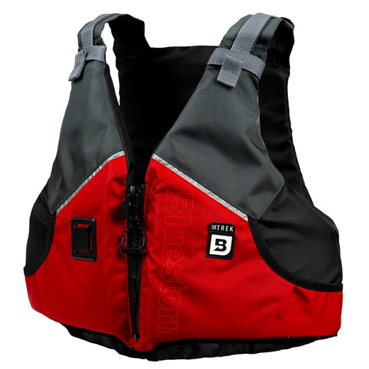 BLUESTORM TREK ADULT UNIVERSAL PADDLING VEST - NITRO RED