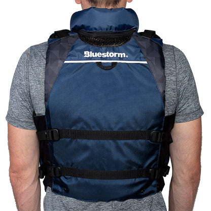 BLUESTORM CLASSIC ADULT FISHING LIFE JACKET - DEEP BLUE - S/M