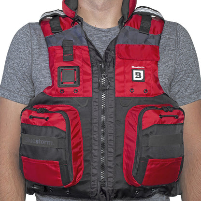 BLUESTORM CLASSIC ADULT LIFE JACKET - NITRO RED - S/M