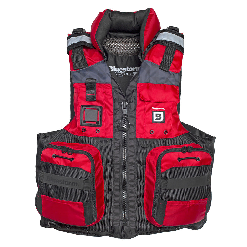 BLUESTORM CLASSIC ADULT LIFE JACKET - NITRO RED - S/M