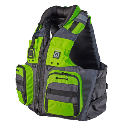 BLUESTORM CLASSIC ADULT FISHING LIFE JACKET - HI-VIS - S/M