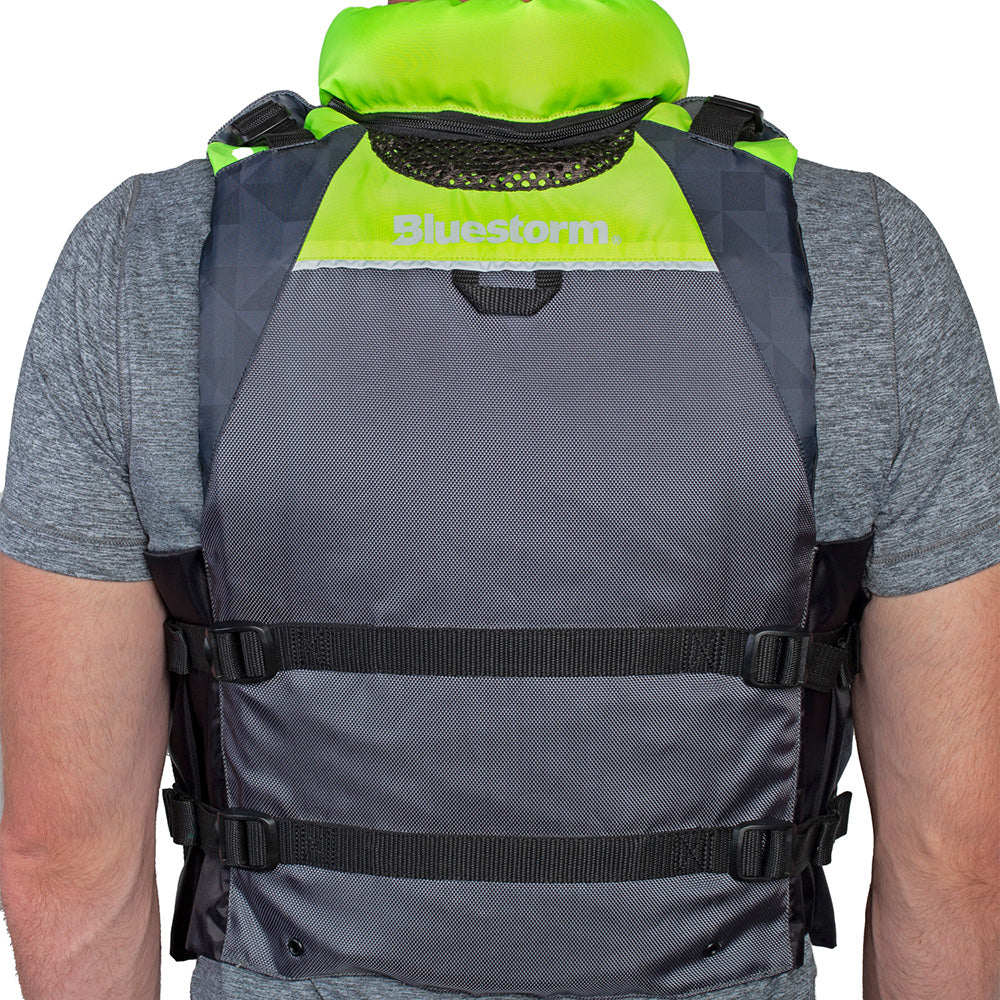 BLUESTORM CLASSIC ADULT FISHING LIFE JACKET - HI-VIS - S/M